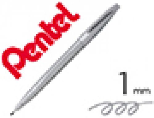 Caneta pentel com ponta de fibra sign pen na cor cinza , Pentel , 152521 , 4902506043528
